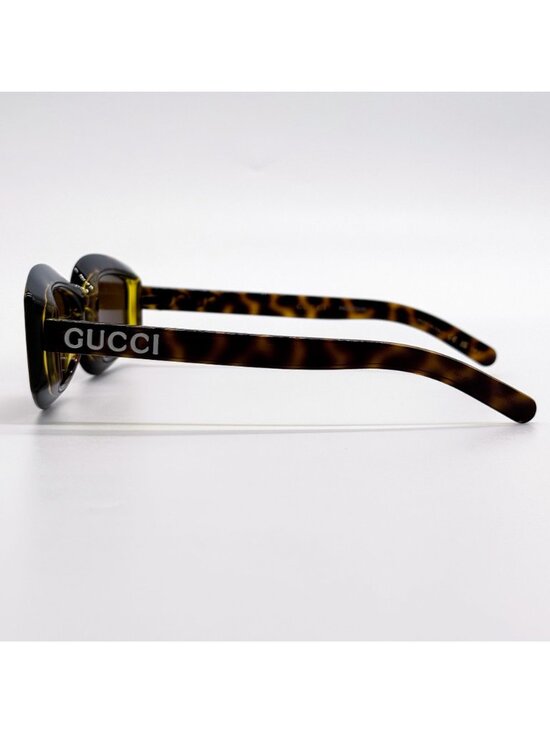 New Gucci Women Havana Brown Sunglasses GG1719S 002 Authentic main image 5